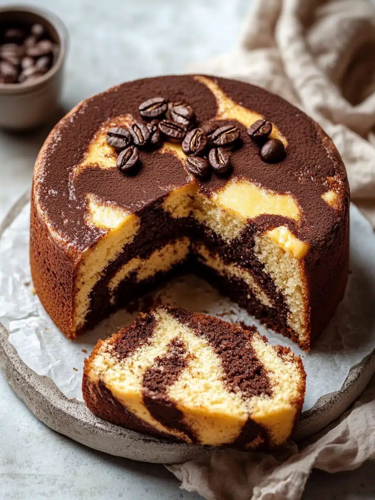 Warm Coffee Cinnamon Marble Cake for Cozy Moments Anytime 3 Coffee Cinnamon Marble Cake