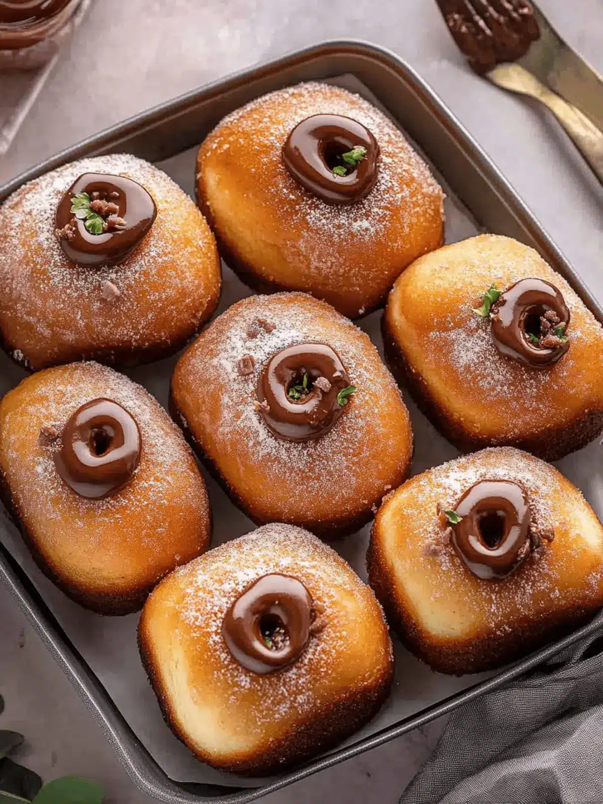 Milk Bread Nutella Donuts That Melt in Your Mouth 3 Milk Bread Nutella Donuts