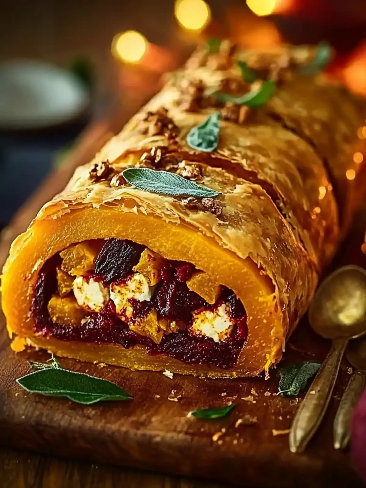 Spiced Squash, Feta & Beetroot Wellington: Festive Flavor Delight 4 Spiced squash, feta & beetroot wellington