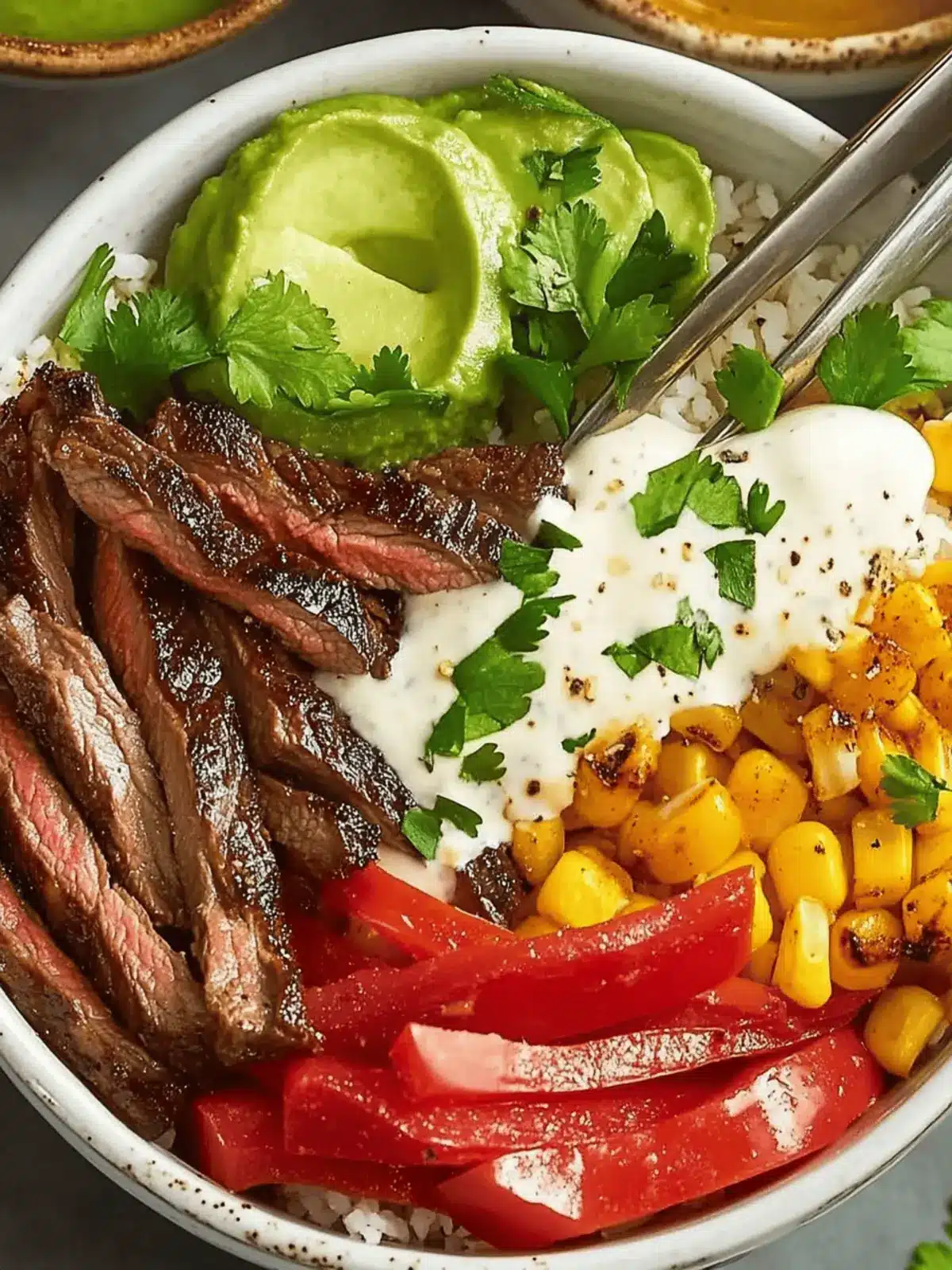 Savor Bold Steak Fajita Power Bowls for a Quick Lunch Delight 3 Steak Fajita Power Bowls