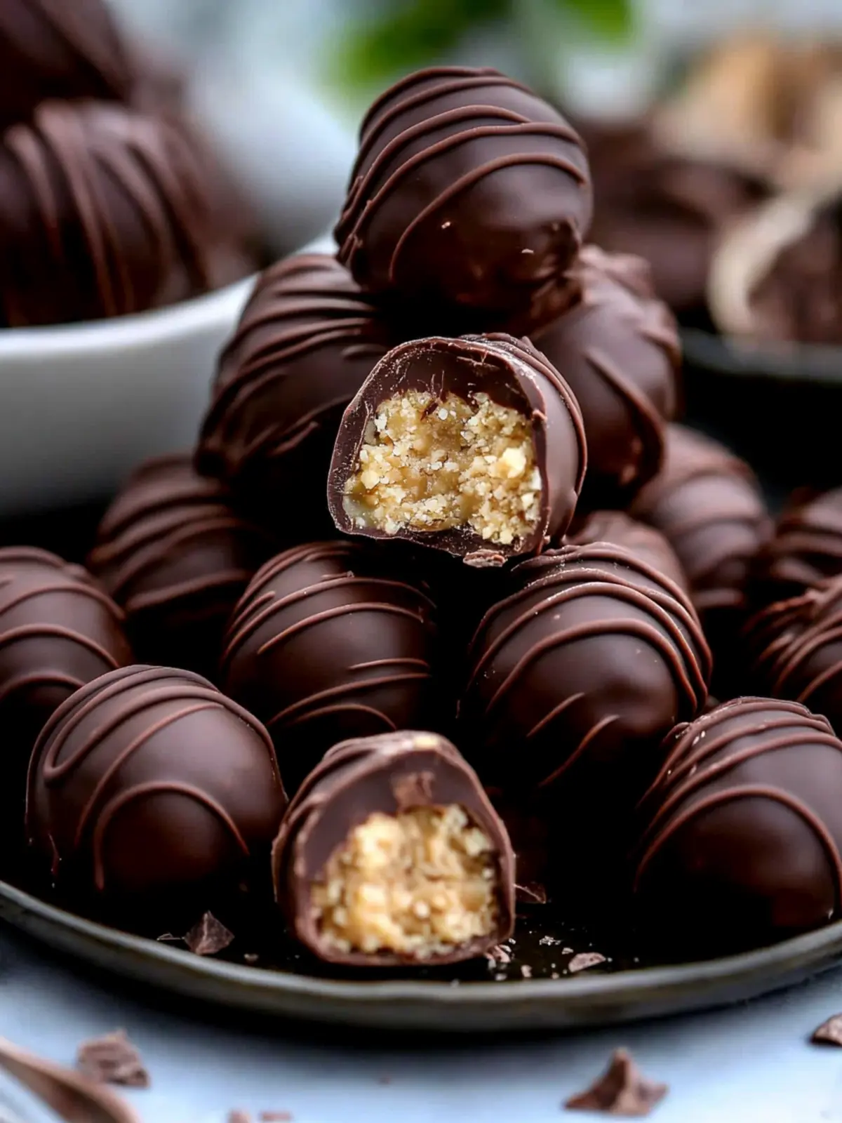 No Bake Chocolate Peanut Butter Balls You Can't Resist 3 No Bake Chocolate Peanut Butter Balls