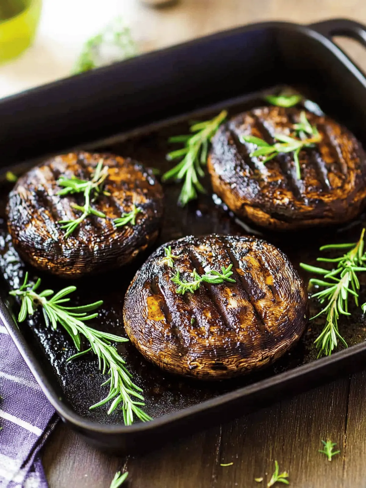 Grilled Portobello Mushrooms for Flavor-Packed Meatless Meals 4 Grilled Portobello Mushrooms