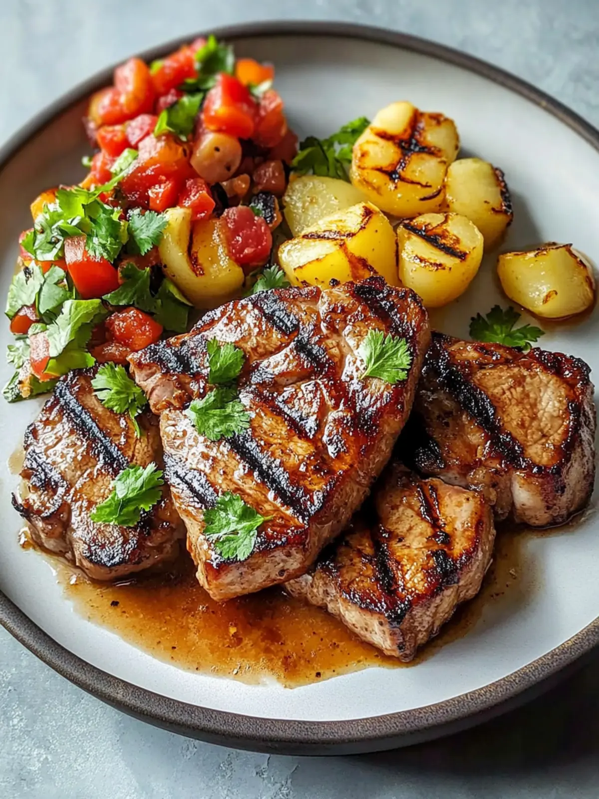 Pork Chops Al Pastor: Savory Grilled Flavor in 25 Minutes 2 Pork Chops Al Pastor