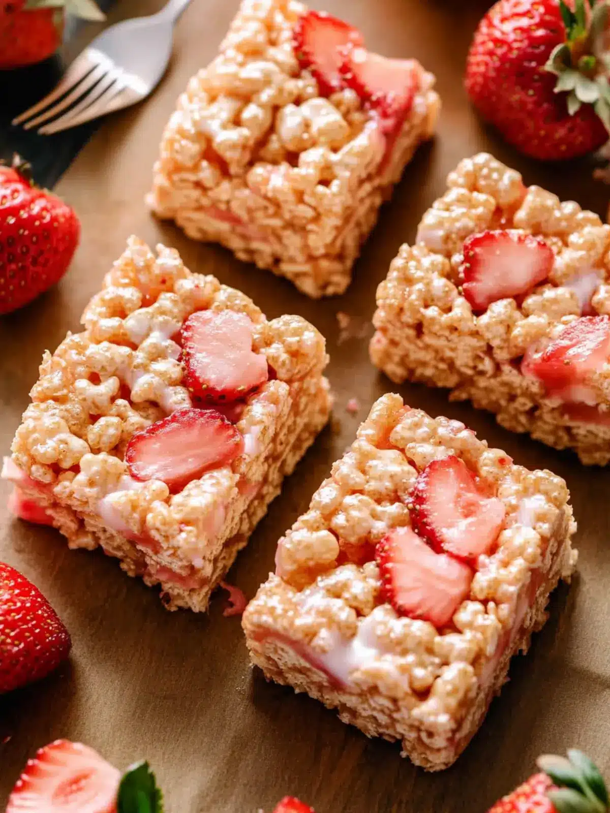 Strawberry Rice Krispie Treats: Easy No-Bake Fruity Bliss 3 Strawberry Rice Krispie Treats