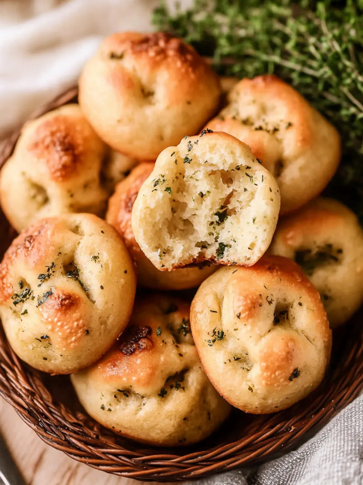 Easy Focaccia Muffins with Garlic Oil for Cozy Nights 3 Easy Focaccia Muffins