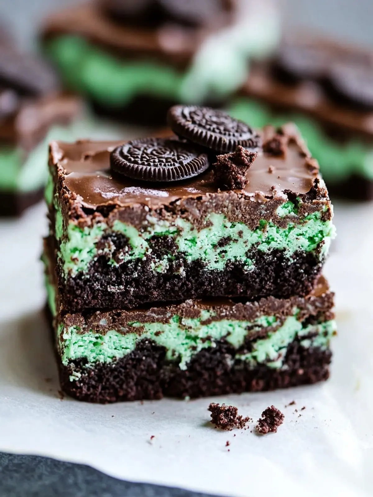 Triple Layer Fudgy Mint Oreo Brownies to Satisfy Your Cravings 2 Triple Layer Fudgy Mint Oreo Brownies