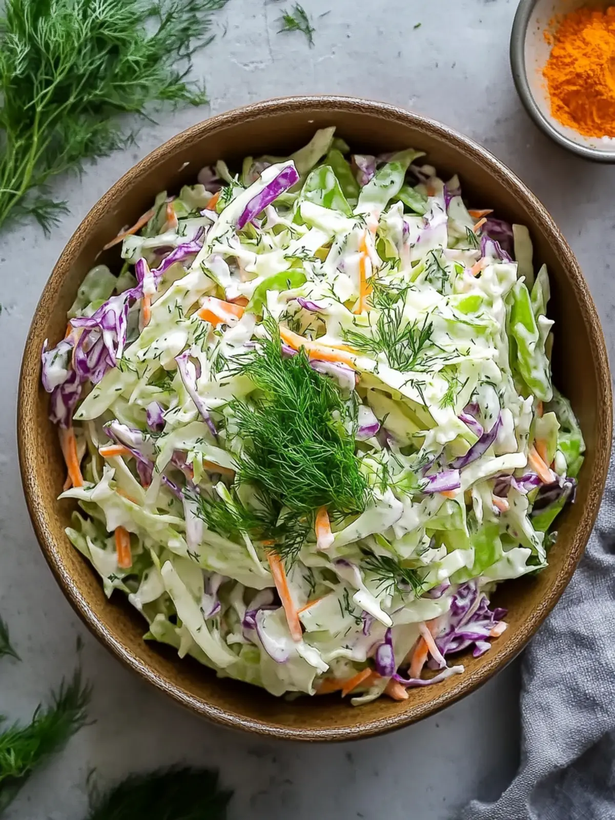 Creamy Quick Dill Coleslaw Dressing for Perfect Summer Picnics 4 Quick Dill Coleslaw Dressing