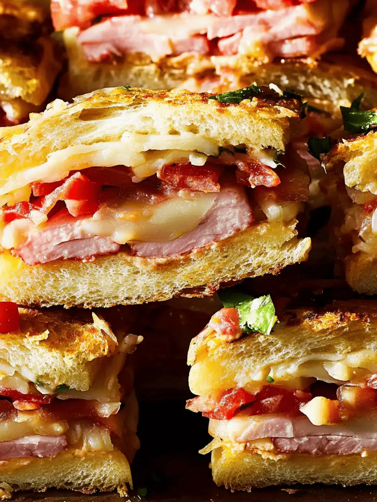 Delicious Italian Sub Squares: Customizable Flavor Bliss 4 Italian Sub Squares