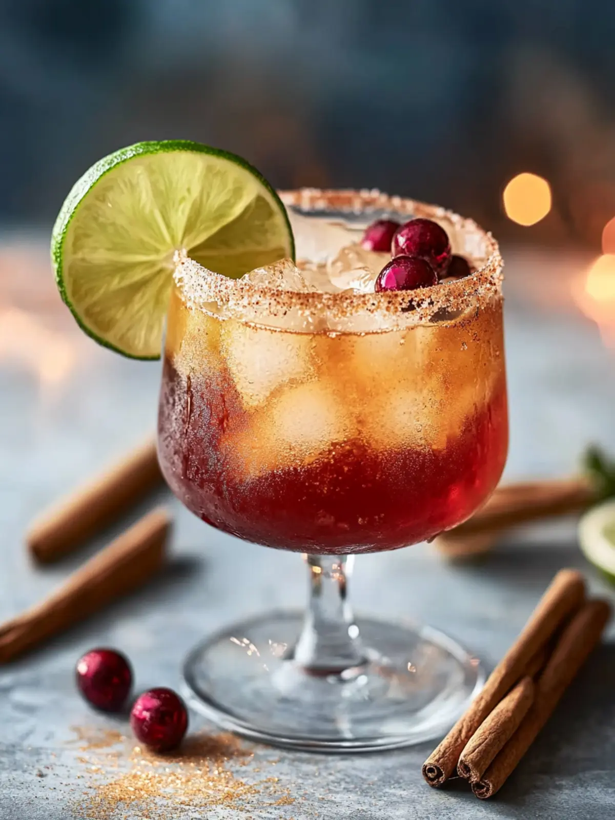 Spiced Christmas Margarita: Your Festive Mocktail Delight 3 Spiced Christmas Margarita