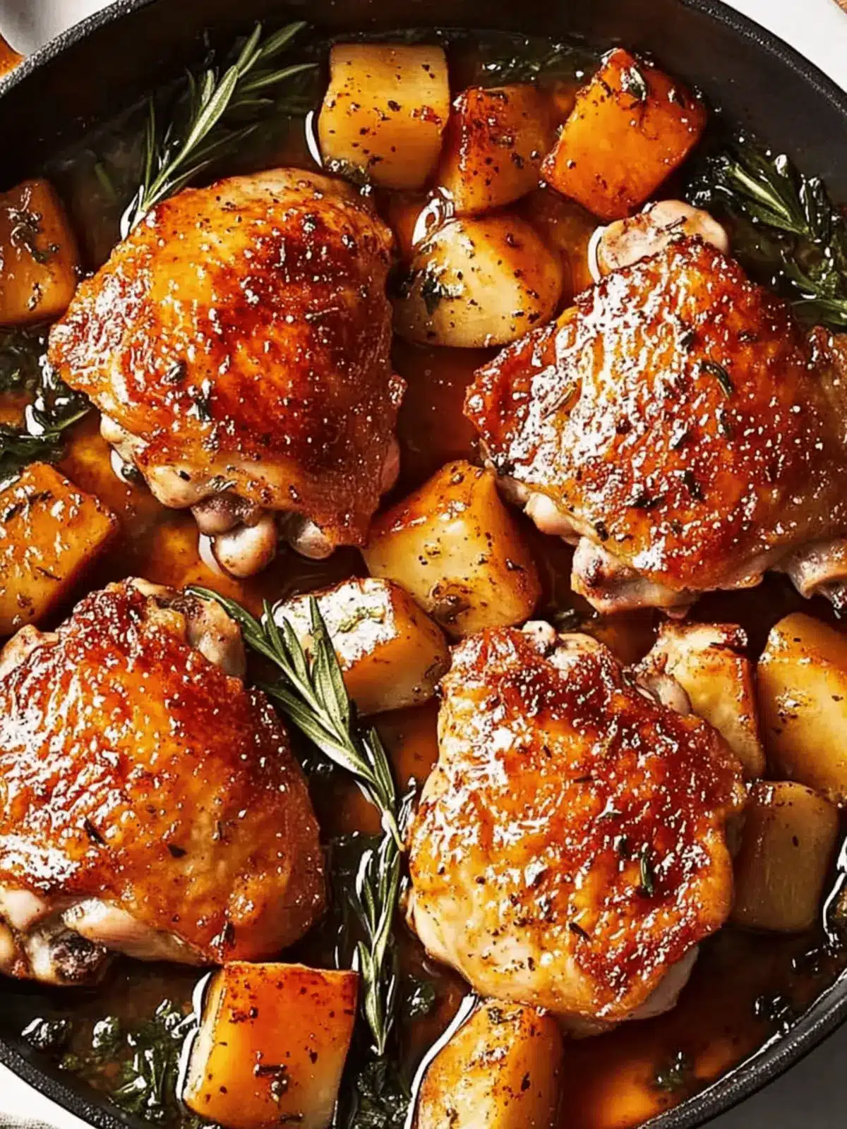 Cider Glazed Chicken Thighs: Cozy Fall Flavor in One Pot 2 Cider Glazed Chicken Thighs
