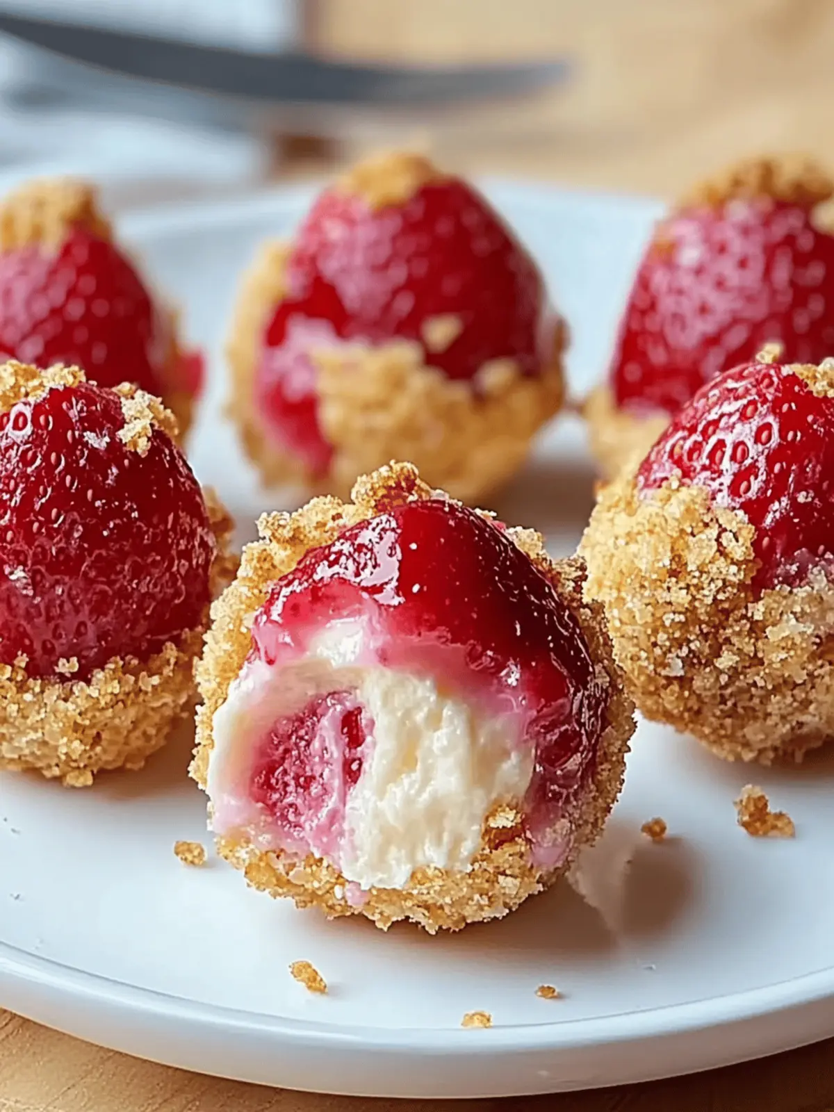 Unforgettable Strawberry Cheesecake Crunch Bites A Simple Dessert 3 Strawberry Cheesecake Crunch Bites A Simple Dessert