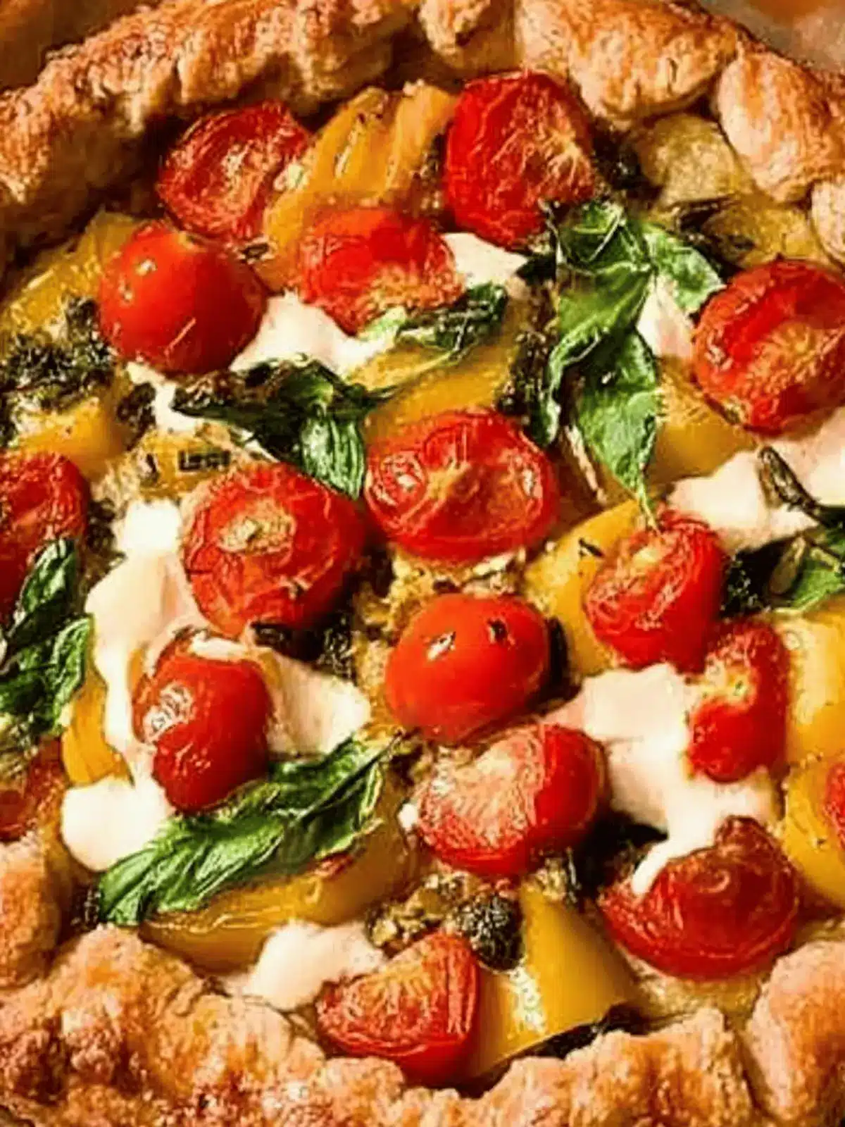Herbed Patty Pan Squash Tomato Tart with a Healthy Crust Delight 3 Herbed Patty Pan Squash Tomato Tart with a Healthy Crust Delight
