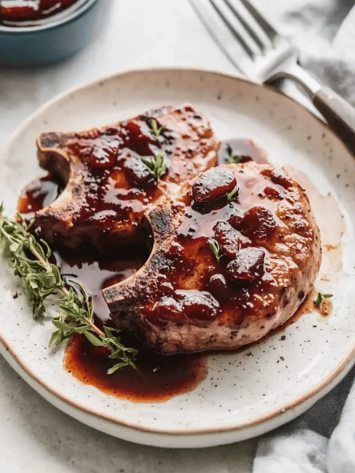 Savory Balsamic Plum Pork Chops for a Quick Elegant Meal 4 Balsamic Plum Pork Chops