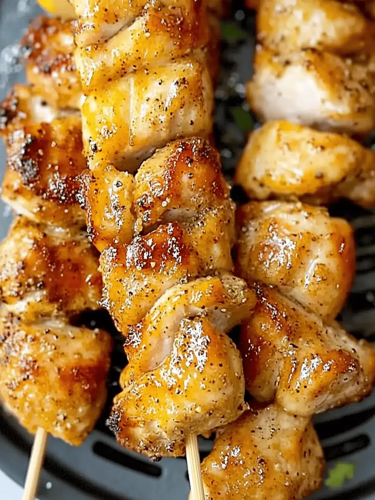 Air Fryer Lemon Pepper Chicken Skewers: Juicy & Flavorful Delight 3 Air Fryer Lemon Pepper Chicken Skewers