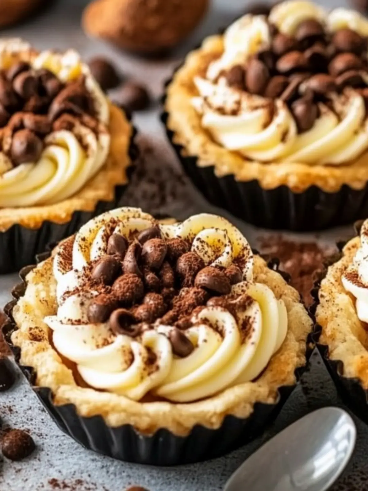 Tiramisu Tartlets: Bite-Sized Bliss with Coffee & Cream 2 Tiramisu Tartlets