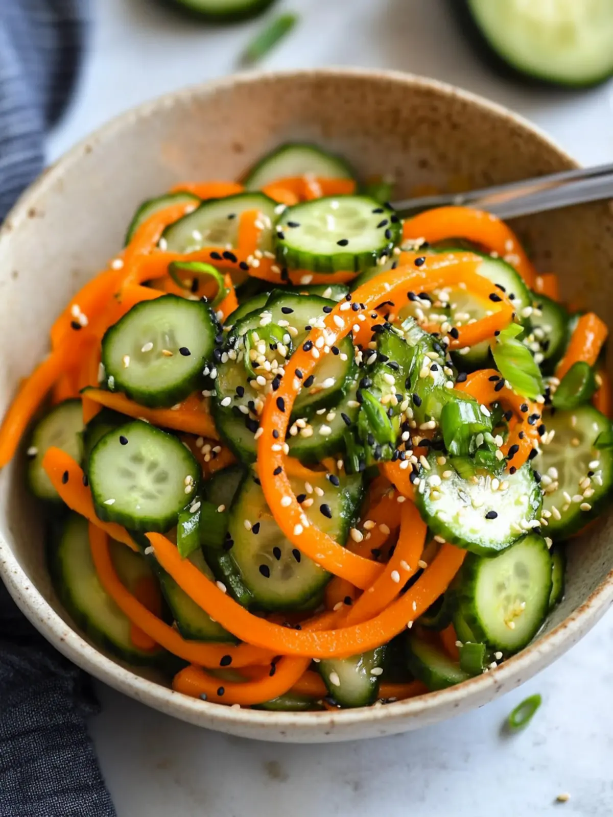 Zesty Asian Cucumber and Carrot Salad You ll Love for Summer 4 Zesty Asian Cucumber and Carrot Salad You ll Love