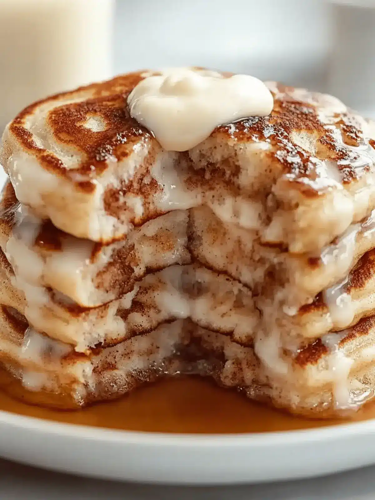 Cinnamon Roll Pancakes Recipe for a Decadent Brunch Delight 2 Cinnamon Roll Pancakes Recipe