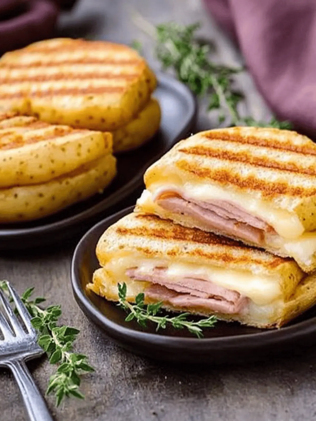 Savor Ham and Cheese Potato Sandwiches for Ultimate Comfort 2 Ham and Cheese Potato Sandwiches