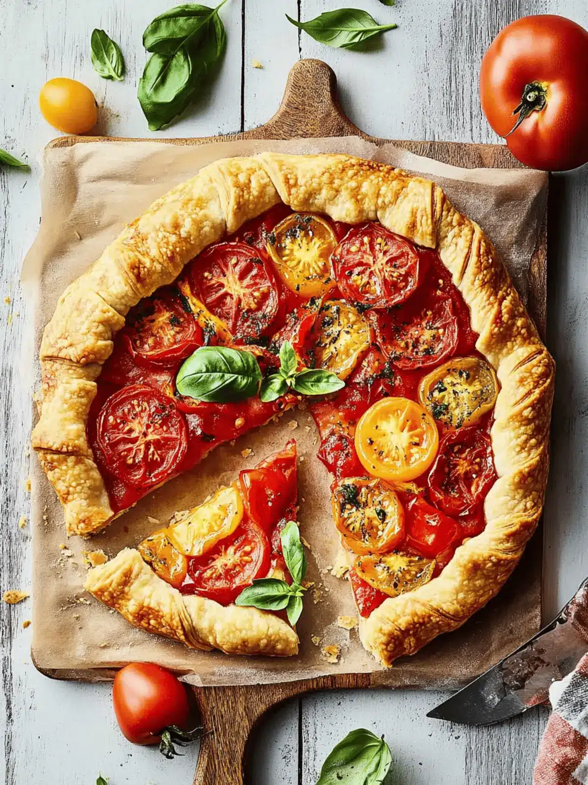 Savory Tomato Galette: A Flaky Summer Delight to Savor 4 Tomato Galette