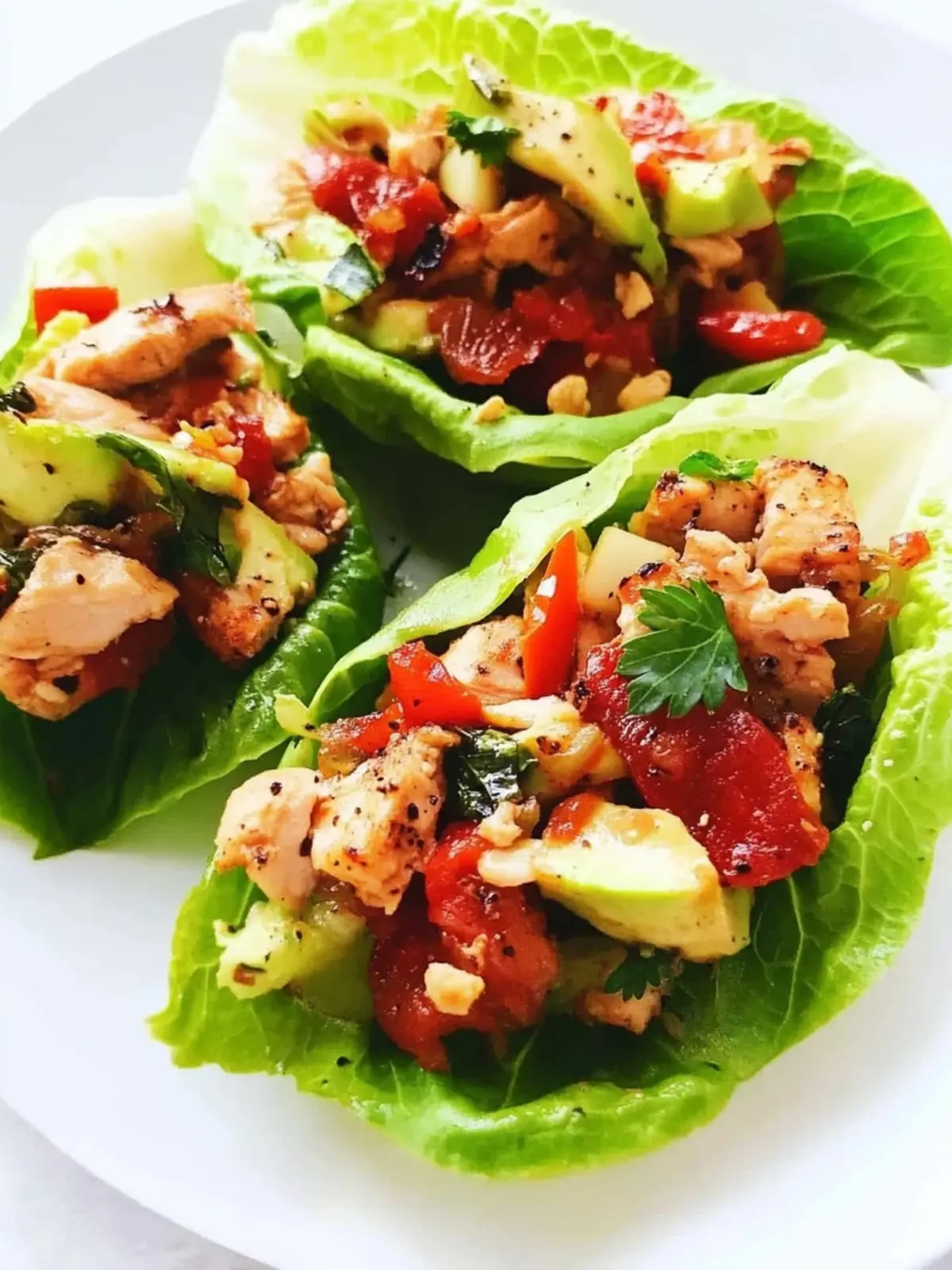 Zesty Chicken Lettuce Wraps Recipe for Healthy Meal Prep 2 Chicken Lettuce Wraps Recipe