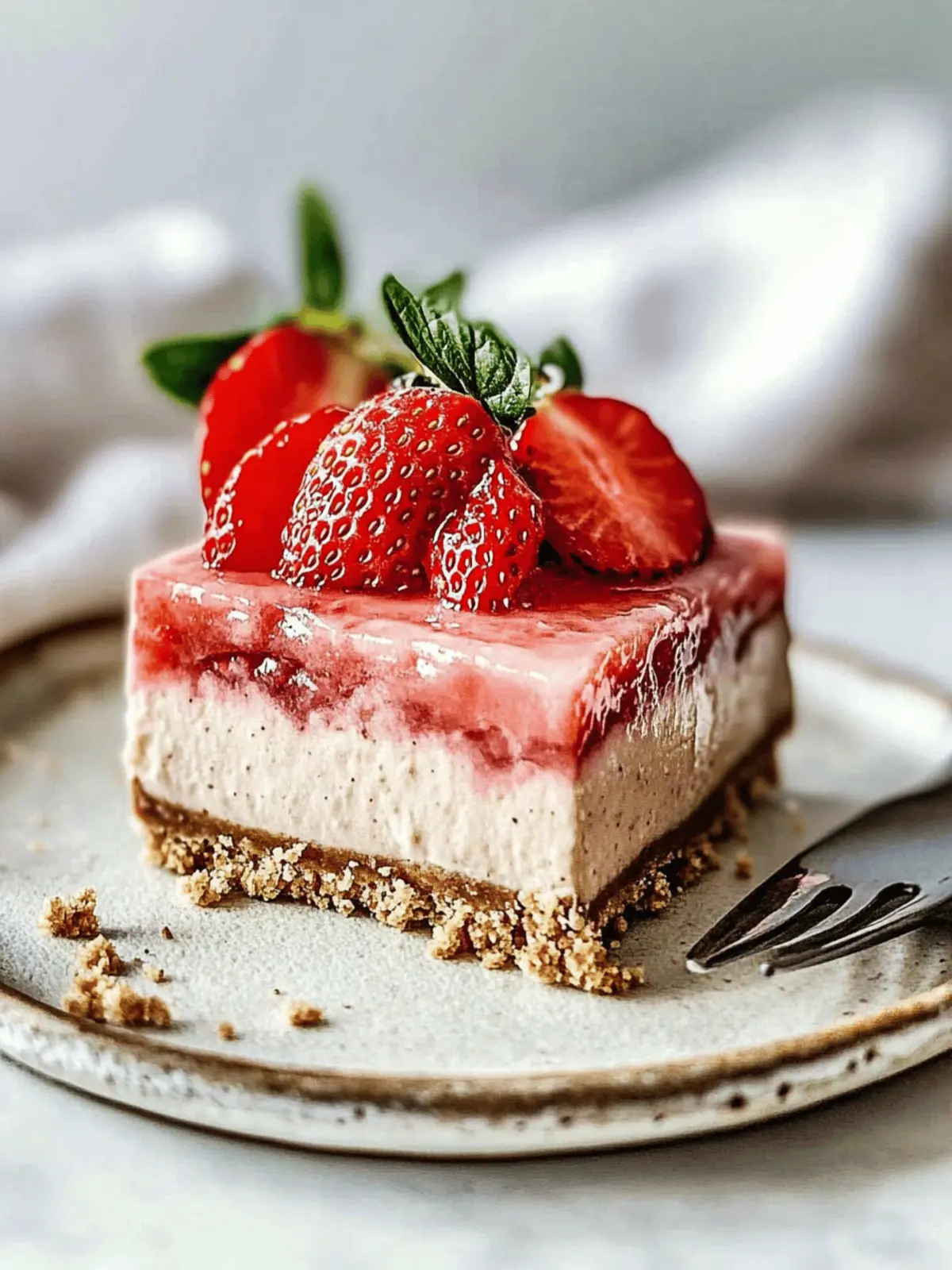 Decadent Gluten-Free Vegan Strawberry Cheesecake You ll Love 3 Gluten-Free Vegan Strawberry Cheesecake