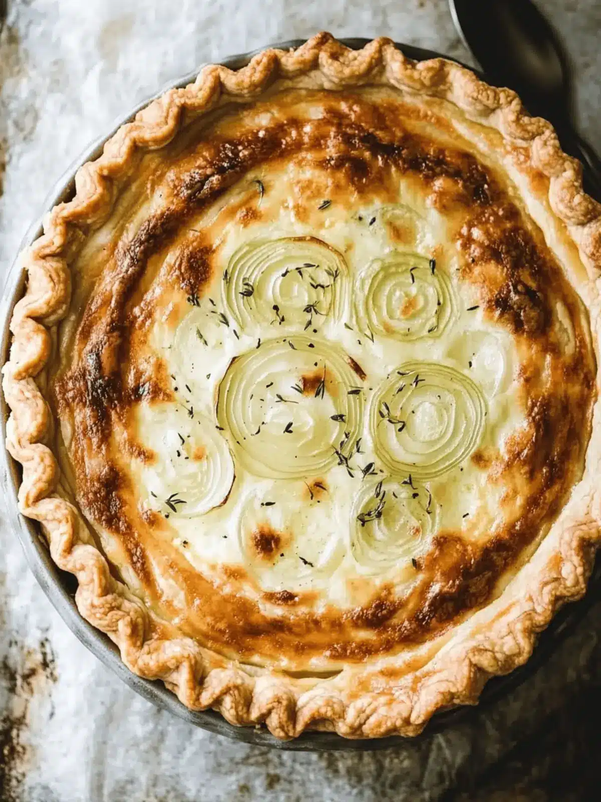 Delicious Vidalia Onion Pie: Easy, Irresistible Vegetarian Treat 3 Vidalia Onion Pie