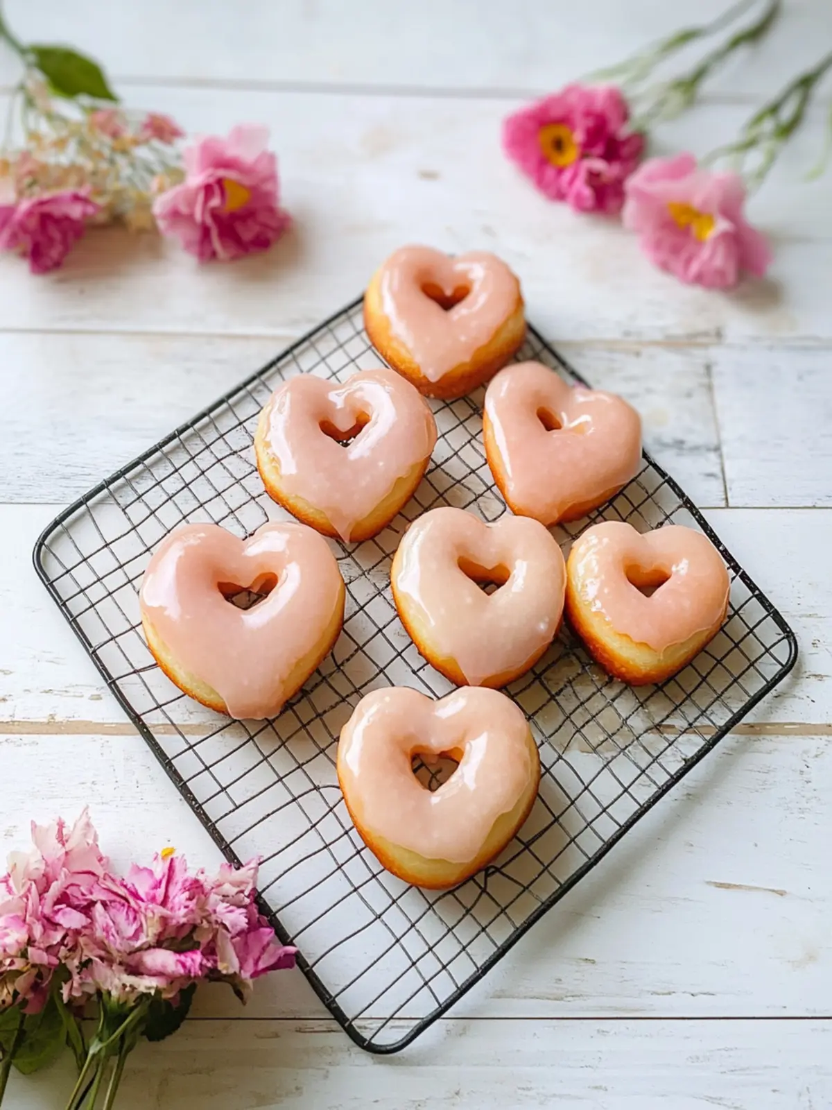 Irresistible Vanilla Glazed Heart Shaped Donuts for Everyone 4 Vanilla Glazed Heart Shaped Donuts