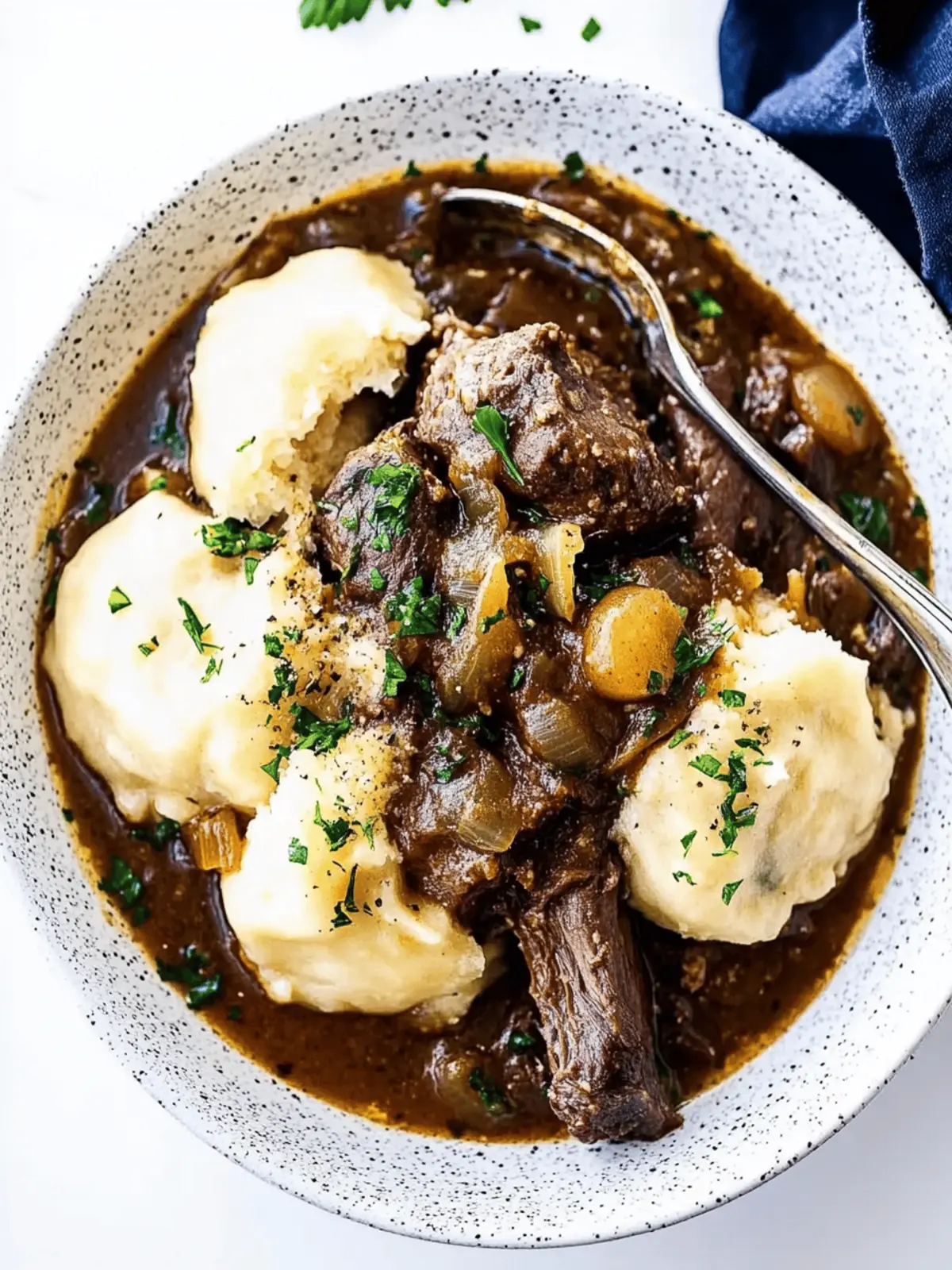 Hearty Beef Shin Stew with Parmesan Dumplings for Cozy Nights 4 Beef shin stew with Parmesan dumplings