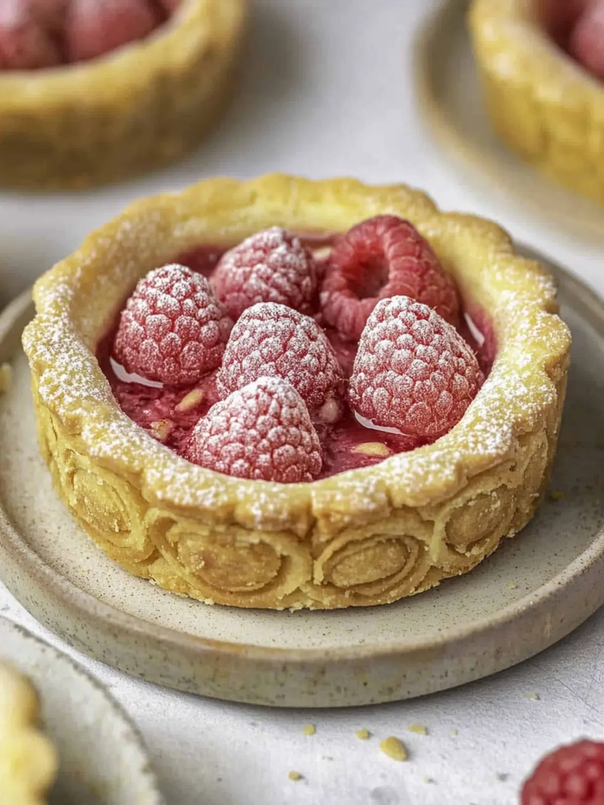 Decadent Raspberry Frangipane Tartlets for Sweet Summer Bliss 4 Raspberry Frangipane Tartlets