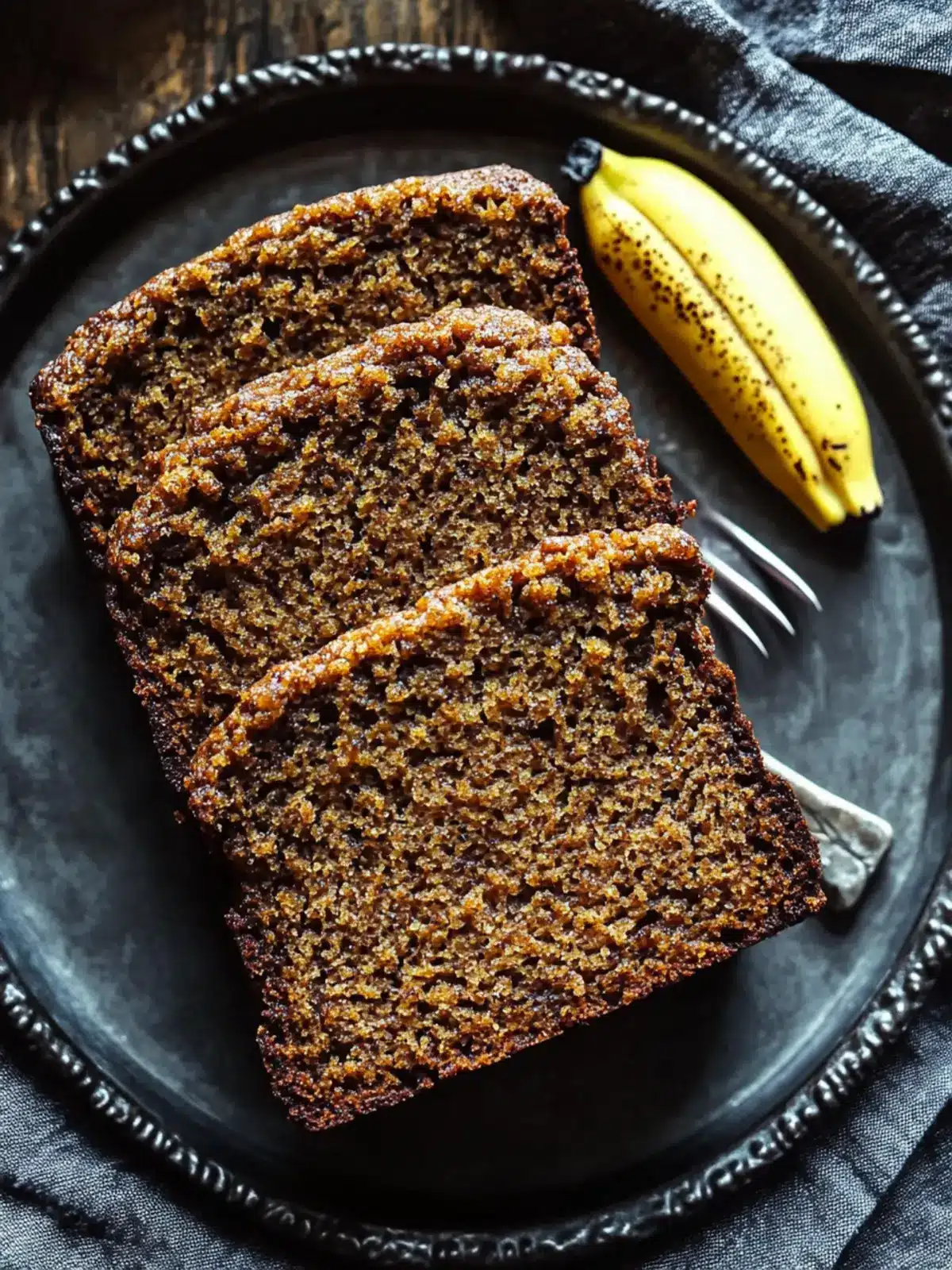 Moist Banana Rum Bread with Spiced Molasses You'll Crave 4 Moist Banana Rum Bread with Spiced Molasses Magic