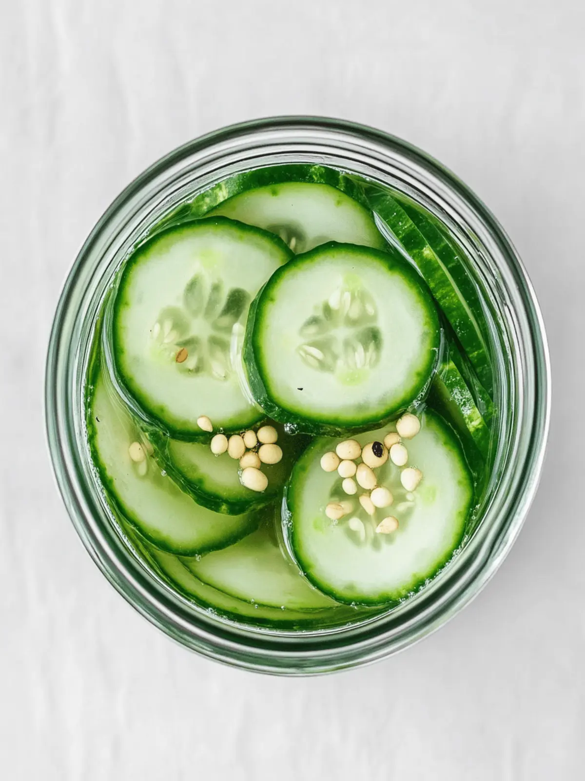 Quick Pickled Cucumber Slices for a Crunchy, Tangy Burst 2 Quick Pickled Cucumber Slices for a Crunchy, Tangy Burst