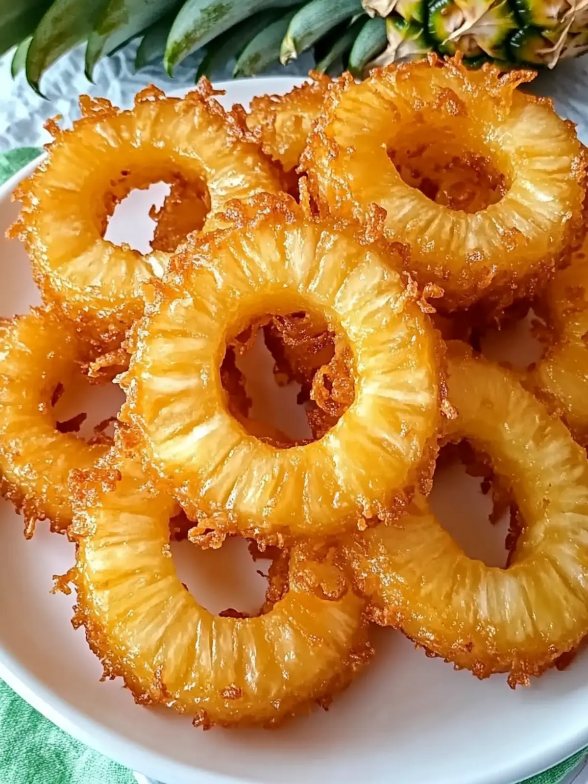 Fried Pineapple Rings: Irresistible Tropical Snack Recipe 4 Fried Pineapple Rings Tropical Snack Recipe
