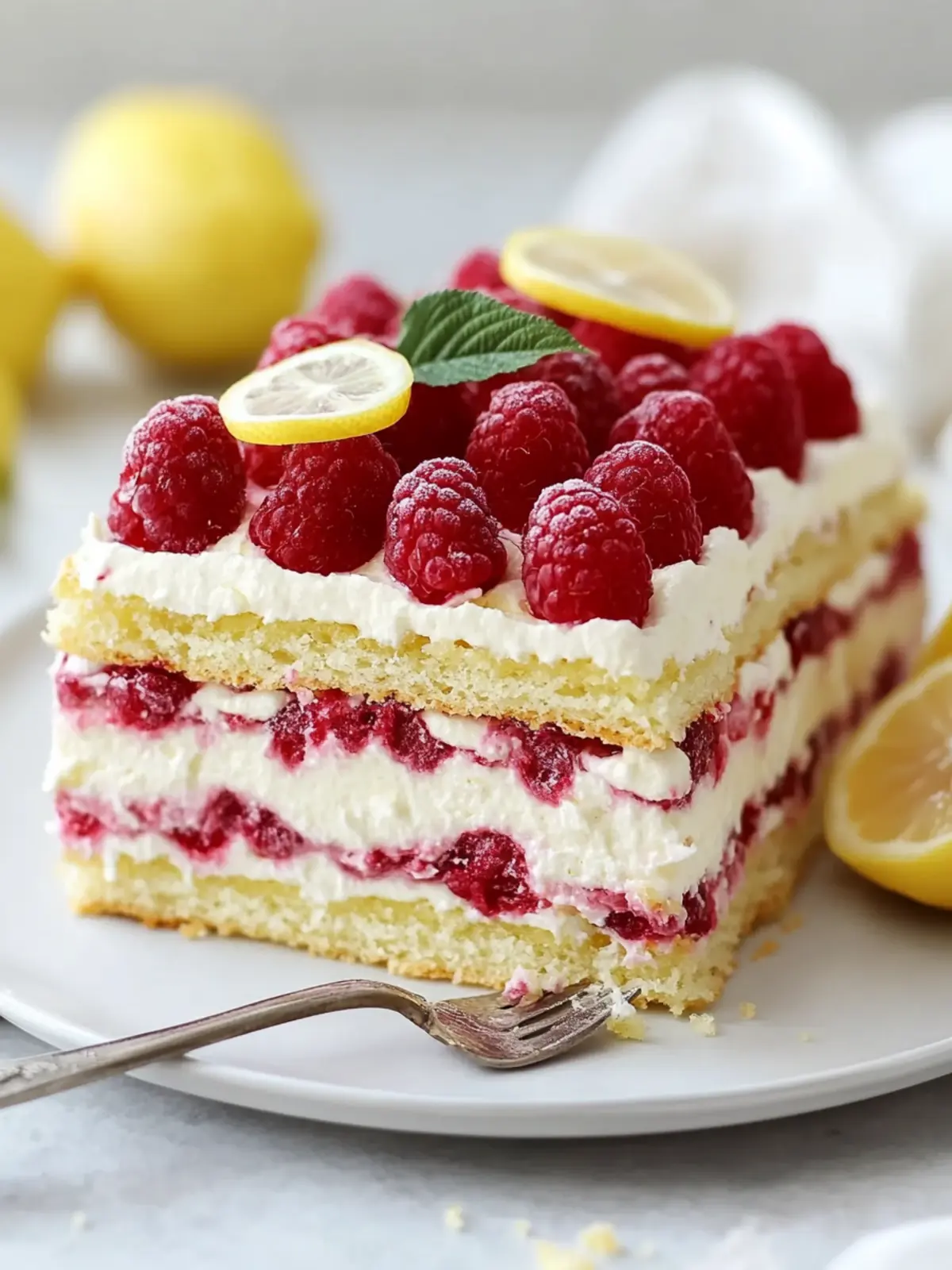 Delight Your Senses with No-Bake Lemon Raspberry Icebox Cake 4 Delight Your Senses with Lemon Raspberry Icebox Cake