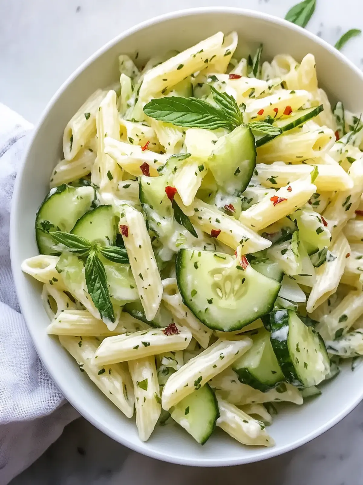 Quick and Tasty Healthy Cucumber Pasta Salad for Summer Fun 2 Healthy Cucumber Pasta Salad