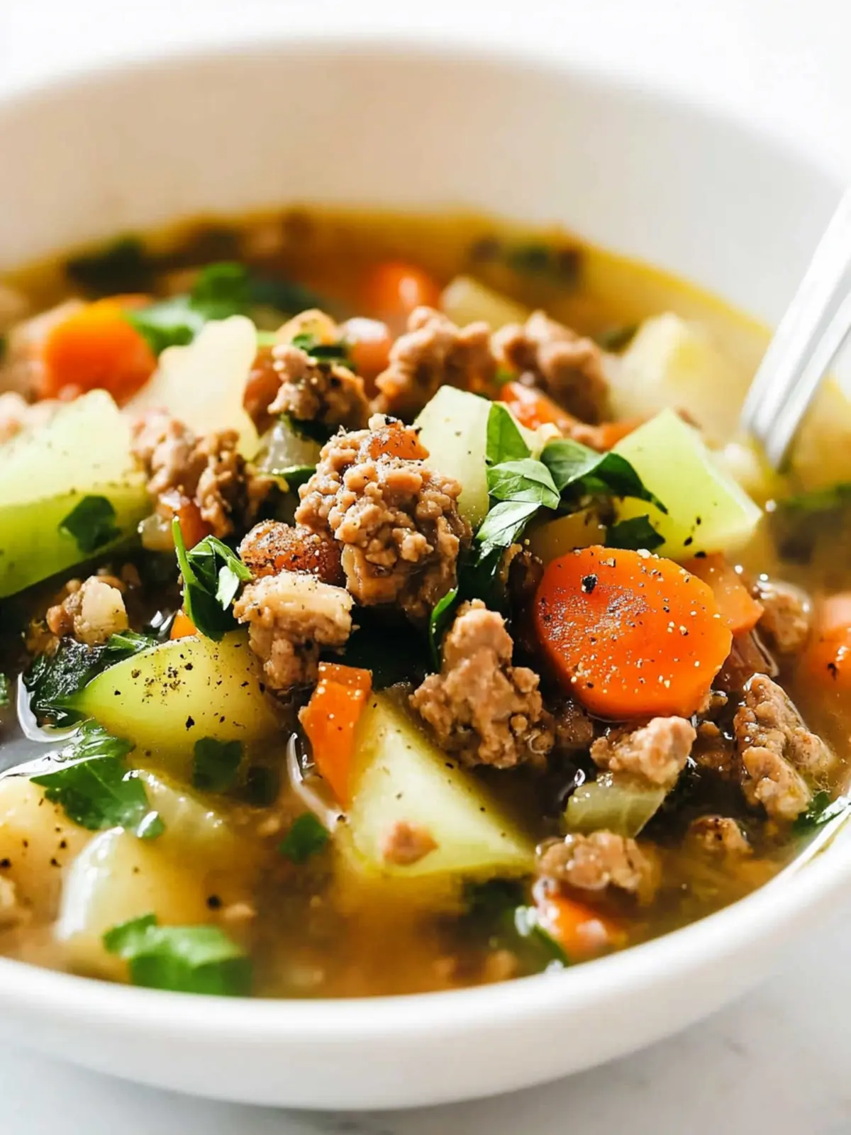 Nourishing Anti-Inflammatory Ground Turkey Soup Recipe in 20 Minutes 2 Anti-Inflammatory Ground Turkey Soup Recipe