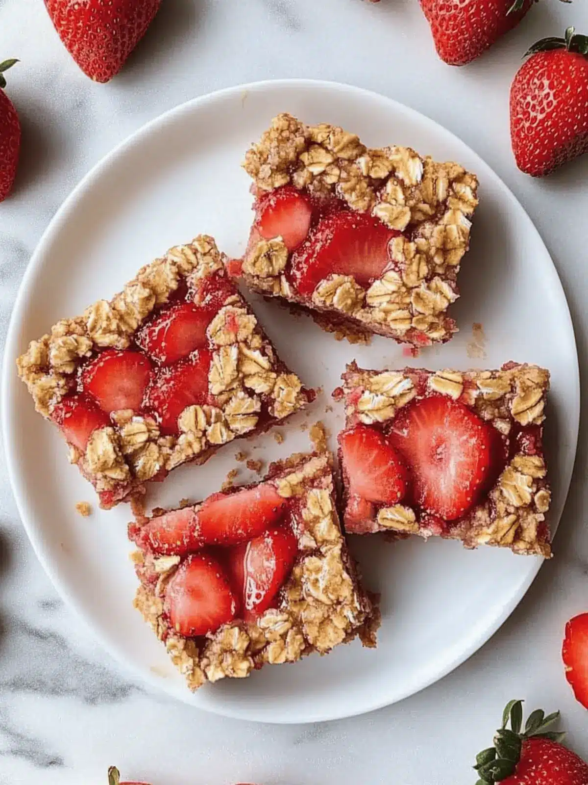 Healthy Strawberry Oatmeal Bars for Guilt-Free Snacking 2 Healthy Strawberry Oatmeal Bars