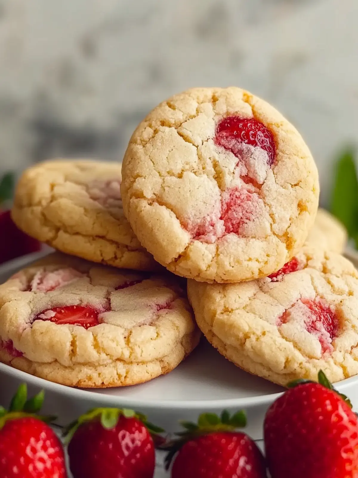 Strawberry Cheesecake Cookies Recipe for Sweet Moments at Home 3 Strawberry Cheesecake Cookies Recipe