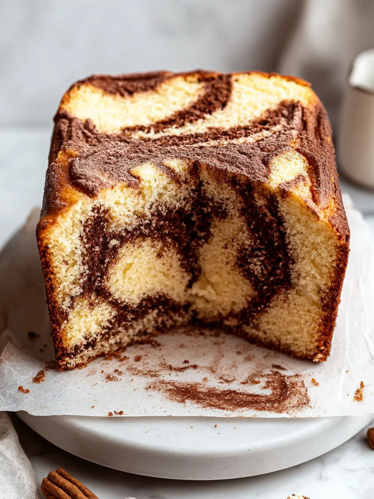 Warm Coffee Cinnamon Marble Cake for Cozy Moments Anytime 2 Coffee Cinnamon Marble Cake
