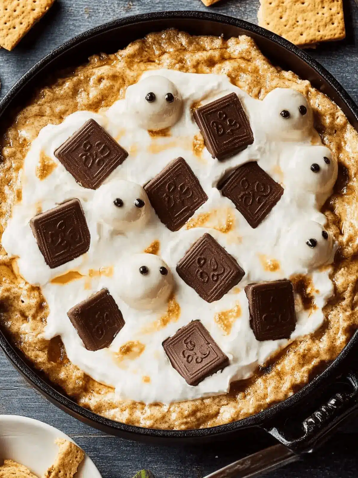 Spook Up Your Party with Ghost S'mores Dip Delight 2 Ghost S'mores Dip