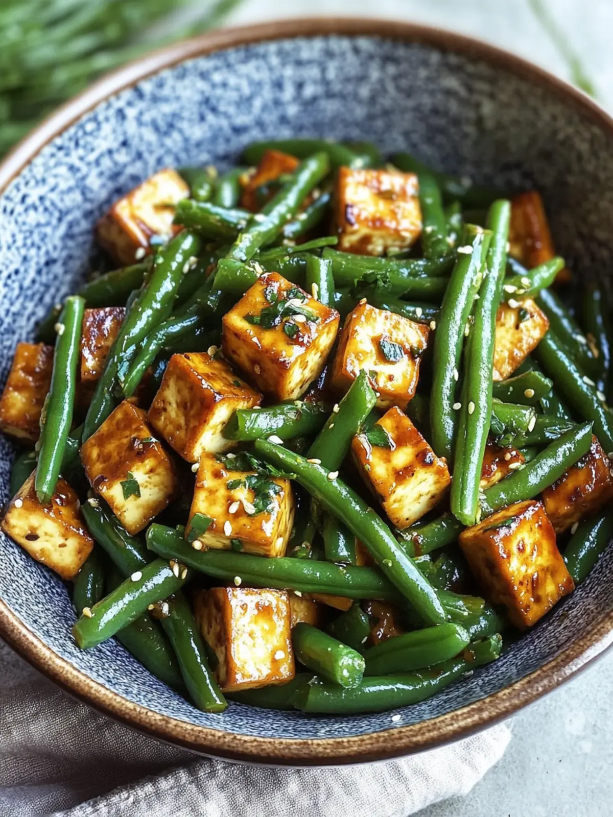 Garlicky Green Beans and Tofu: Your Easy, Flavor-Packed Dinner 2 Garlicky Green Beans and Tofu
