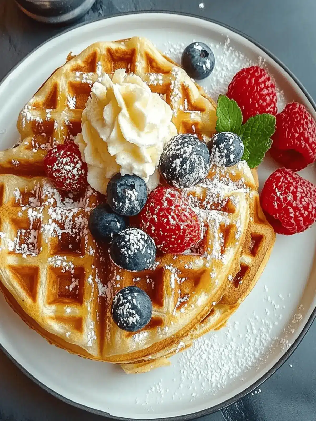 Fluffy Belgian-Style Classic Waffles for Delightful Mornings 2 Fluffy Belgian-Style Classic Waffle