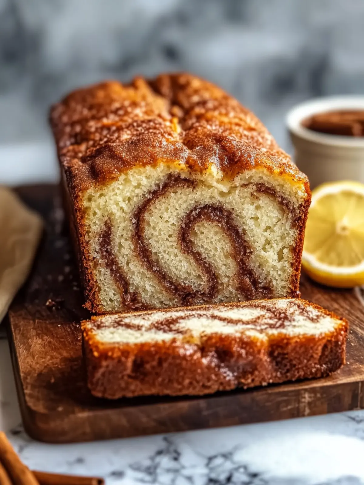 Irresistibly Moist Cinnamon Swirl Loaf for Cozy Mornings 3 Moist Cinnamon Swirl Loaf