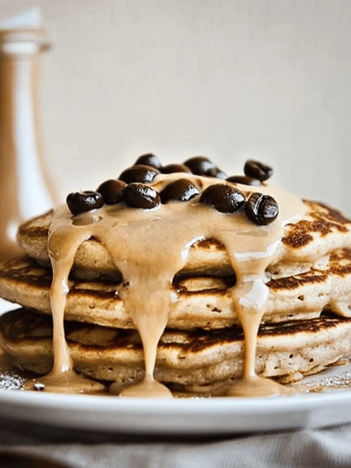 Irresistible Coffee Pancakes with Chocolate Chips Bliss 2 Coffee Pancakes