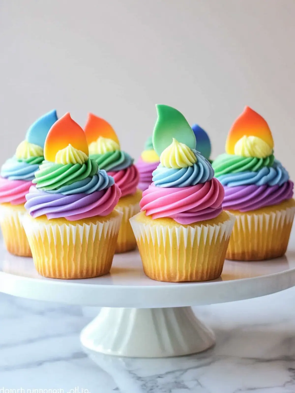 Make These Adorable Rainbow Cupcakes Super Quick for Fun Parties 2 Make These Adorable Rainbow Cupcakes Super Quick!