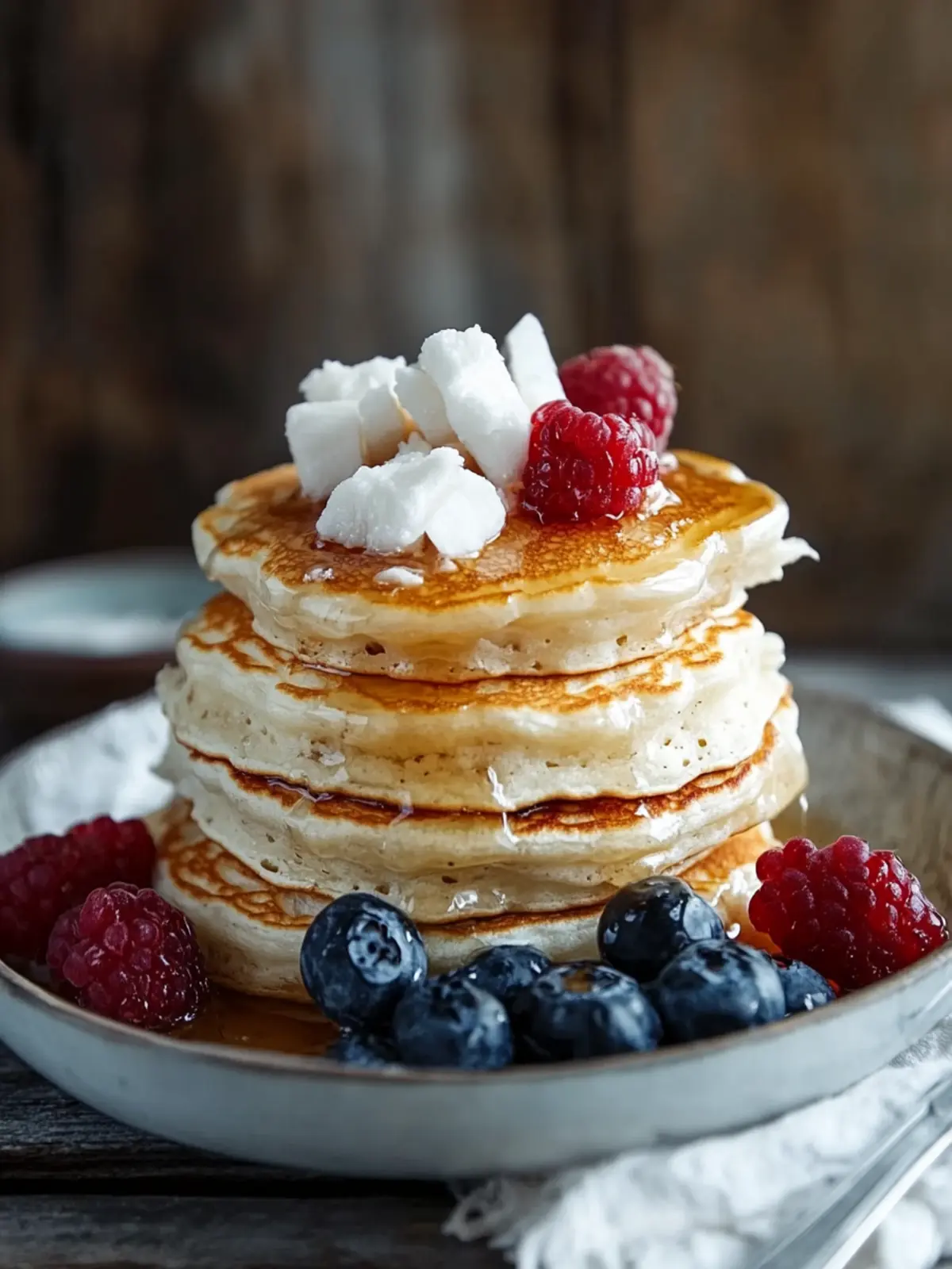 Coconut Cream Pancakes: Your Ticket to Tropical Bliss 2 Coconut Cream Pancakes