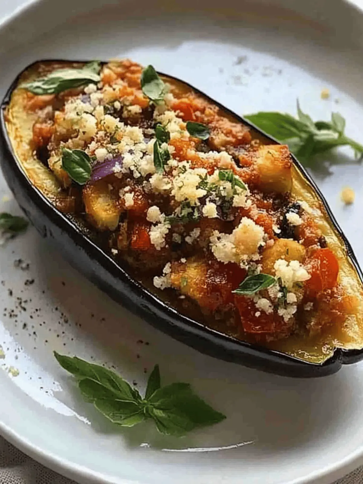 Delicious Mediterranean Stuffed Eggplant That You'll Love 4 Mediterranean Stuffed Eggplant