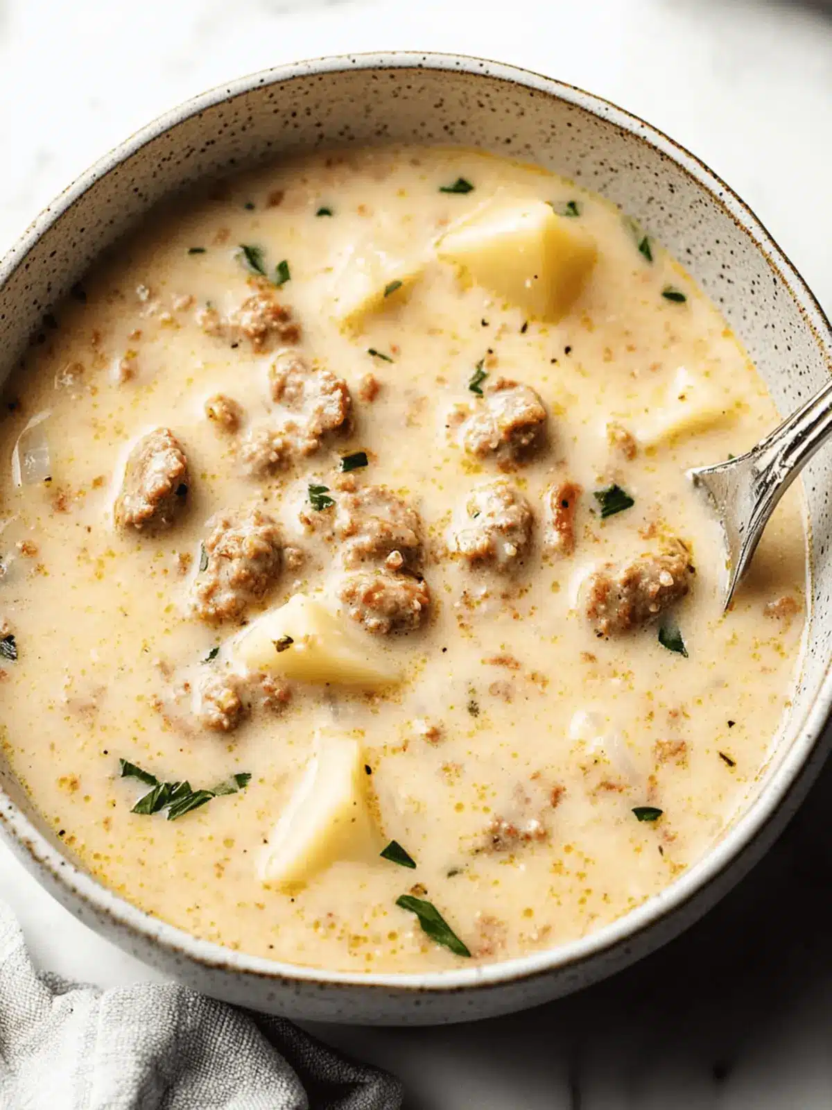 Creamy Italian Sausage Soup - Comforting Flavors in Every Spoon 2 Creamy Italian Sausage Soup