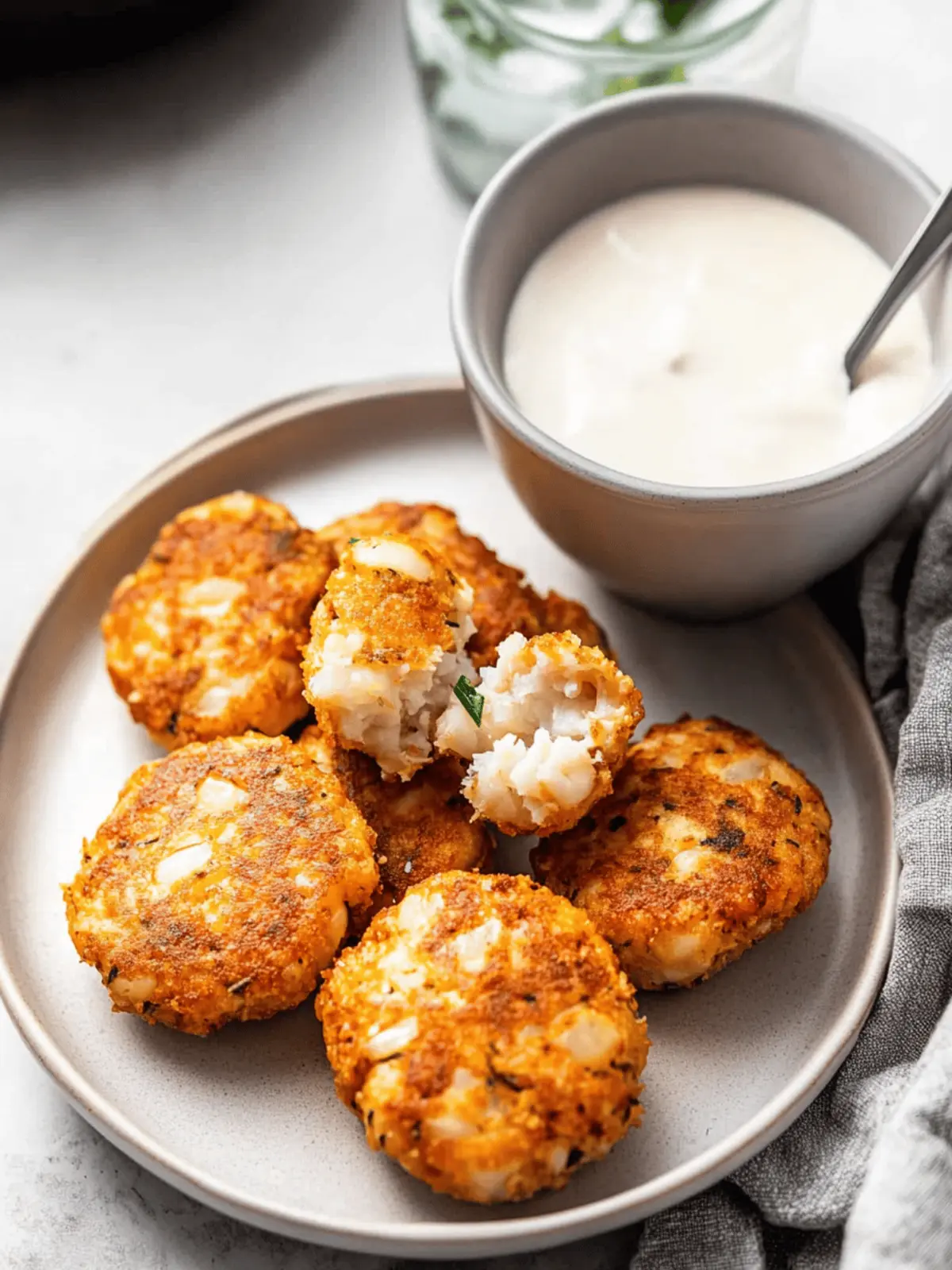 Zesty Cod Cakes with Lemon and Garlic for a Flavor Boost 4 Cod Cakes with Lemon and Garlic