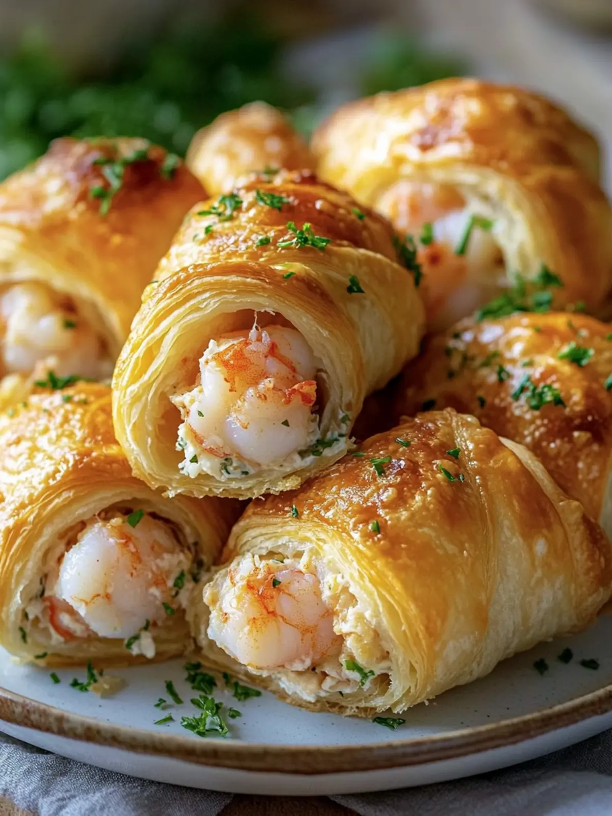 Savory Shrimp and Crab Stuffed Crescent Bombs You'll Love 2 Shrimp And Crab Stuffed Crescent Bombs