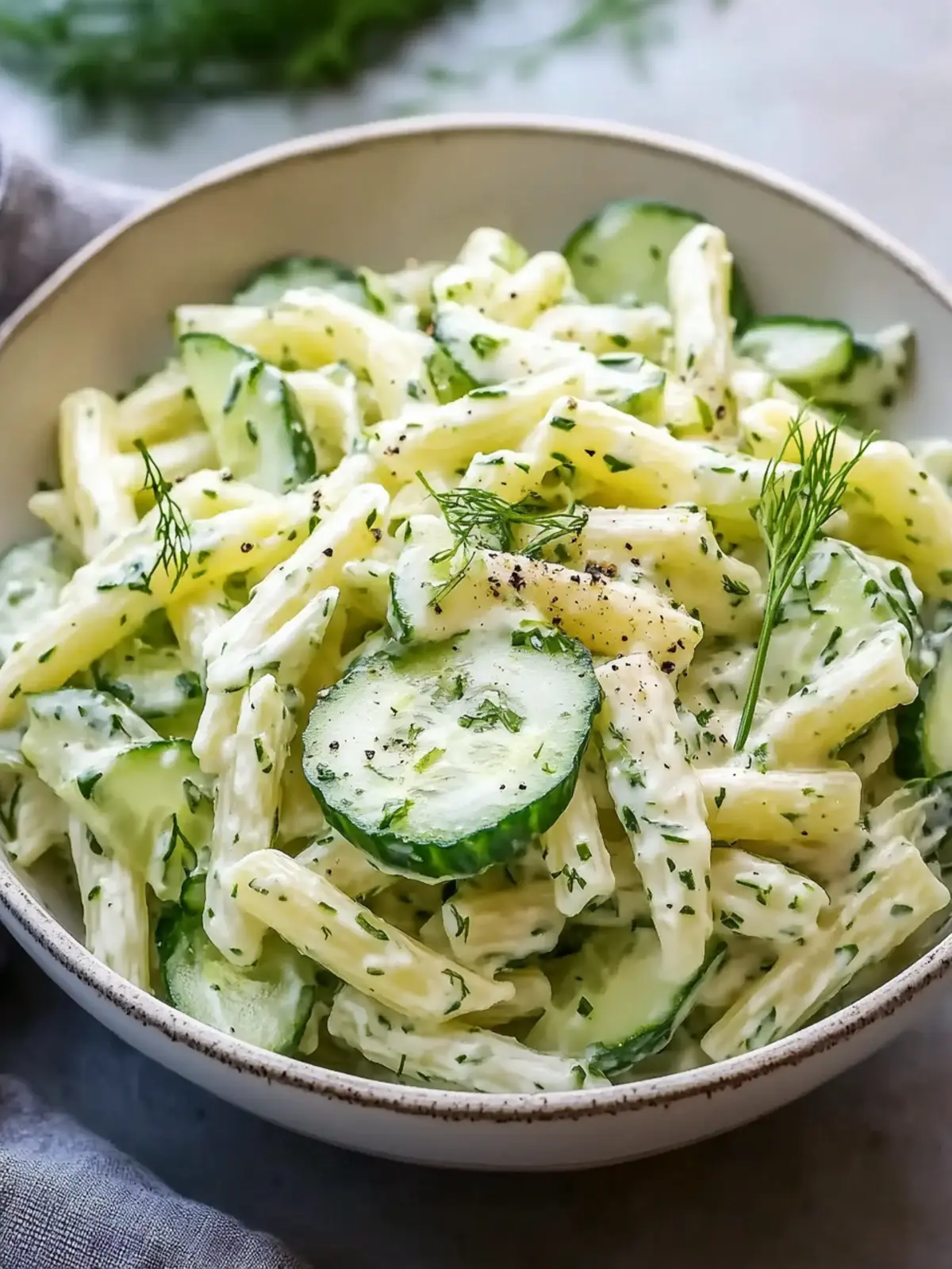 Zesty Healthy Cucumber Pasta Salad for Refreshing Summer Meals 4 Healthy Cucumber Pasta Salad